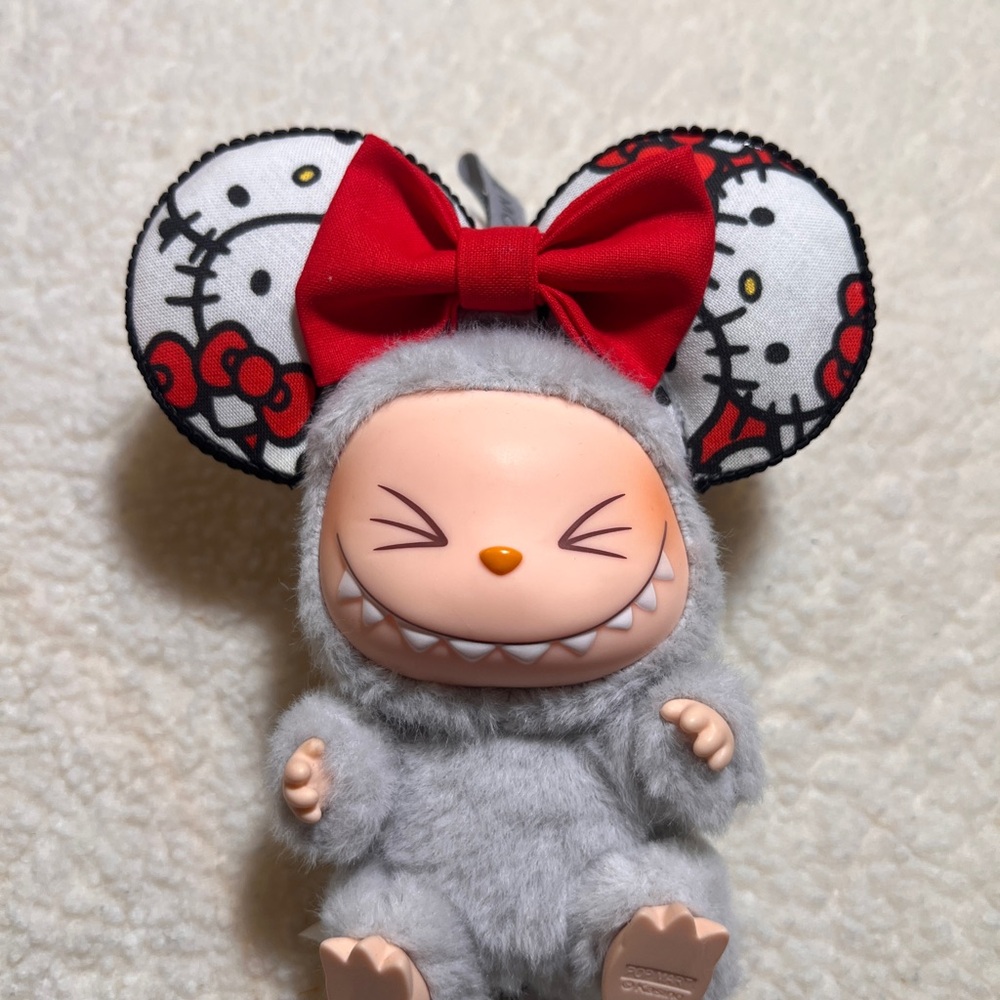 Labubu Hello Kitty Headband Ears